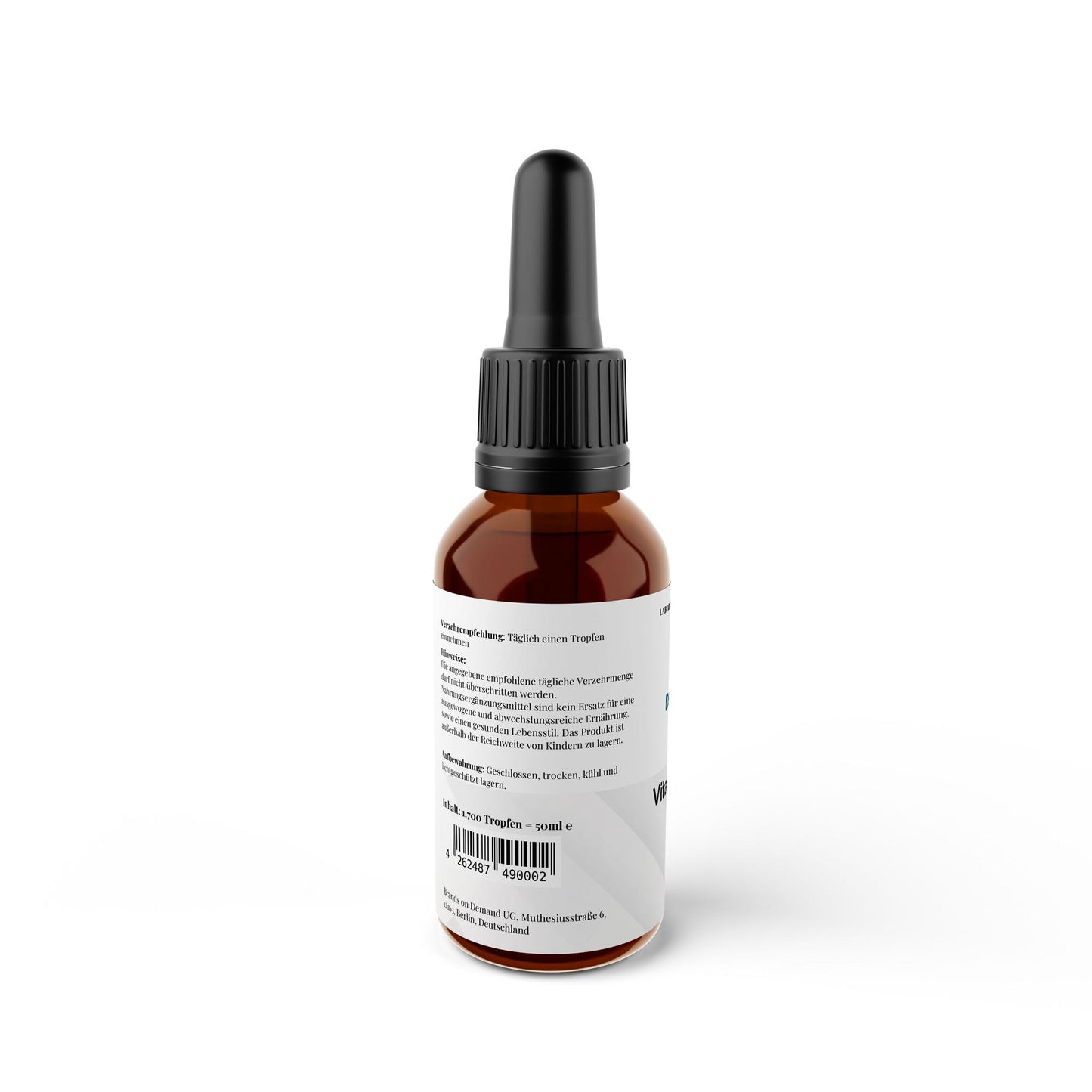 Vitamin D3 + K2 für Immunsystem & Knochen 1.700 Tropfen (1.000 I.E.) - Dynamic Cells