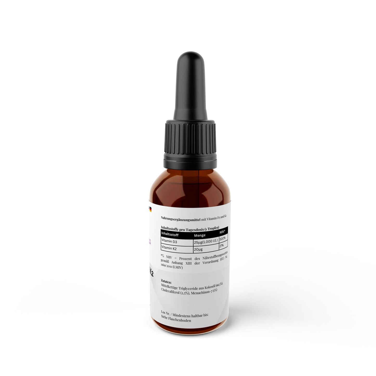 Vitamin D3 + K2 für Immunsystem & Knochen 1.700 Tropfen (1.000 I.E.) - Dynamic Cells