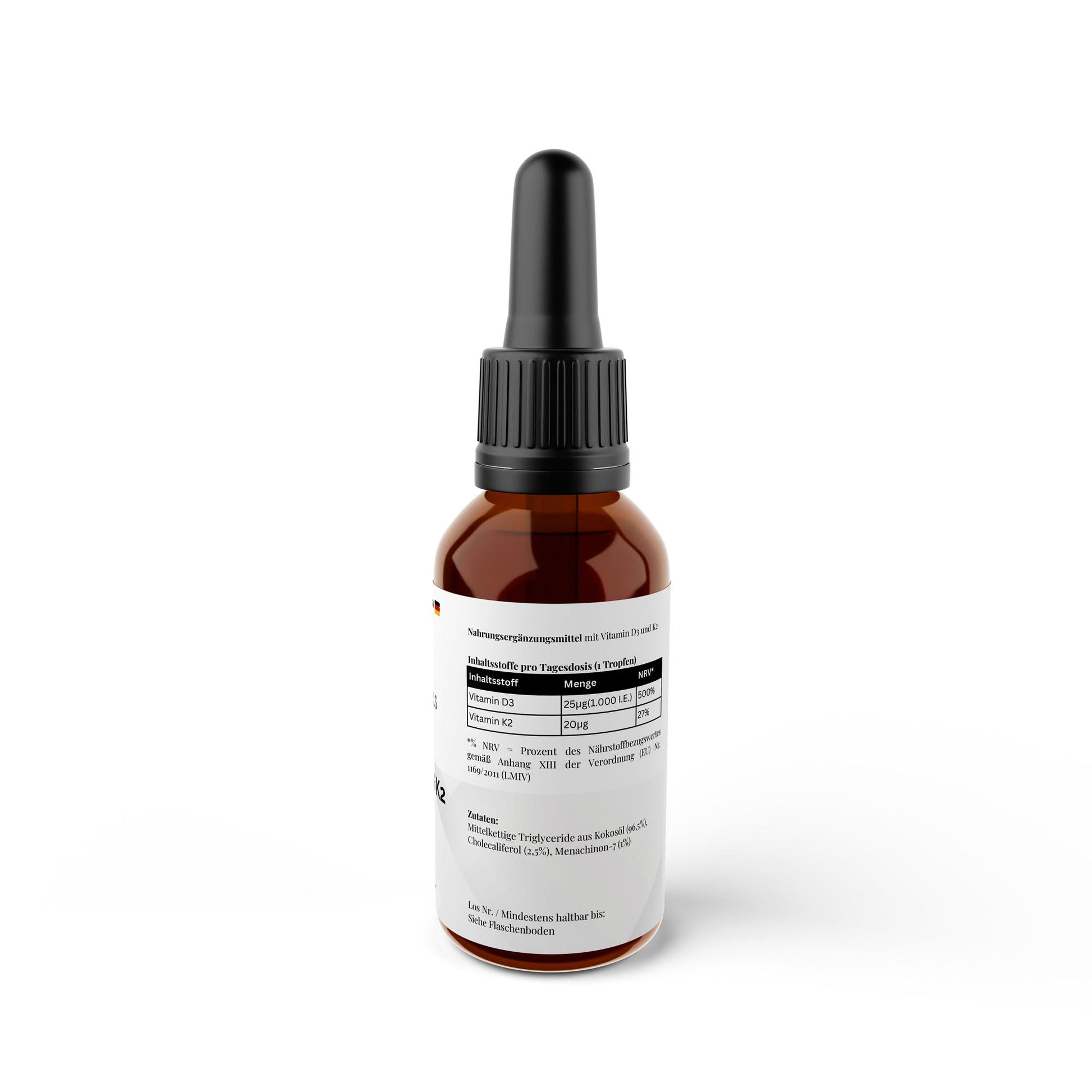 Vitamin D3 + K2 für Immunsystem & Knochen 1.700 Tropfen (1.000 I.E.) - Dynamic Cells