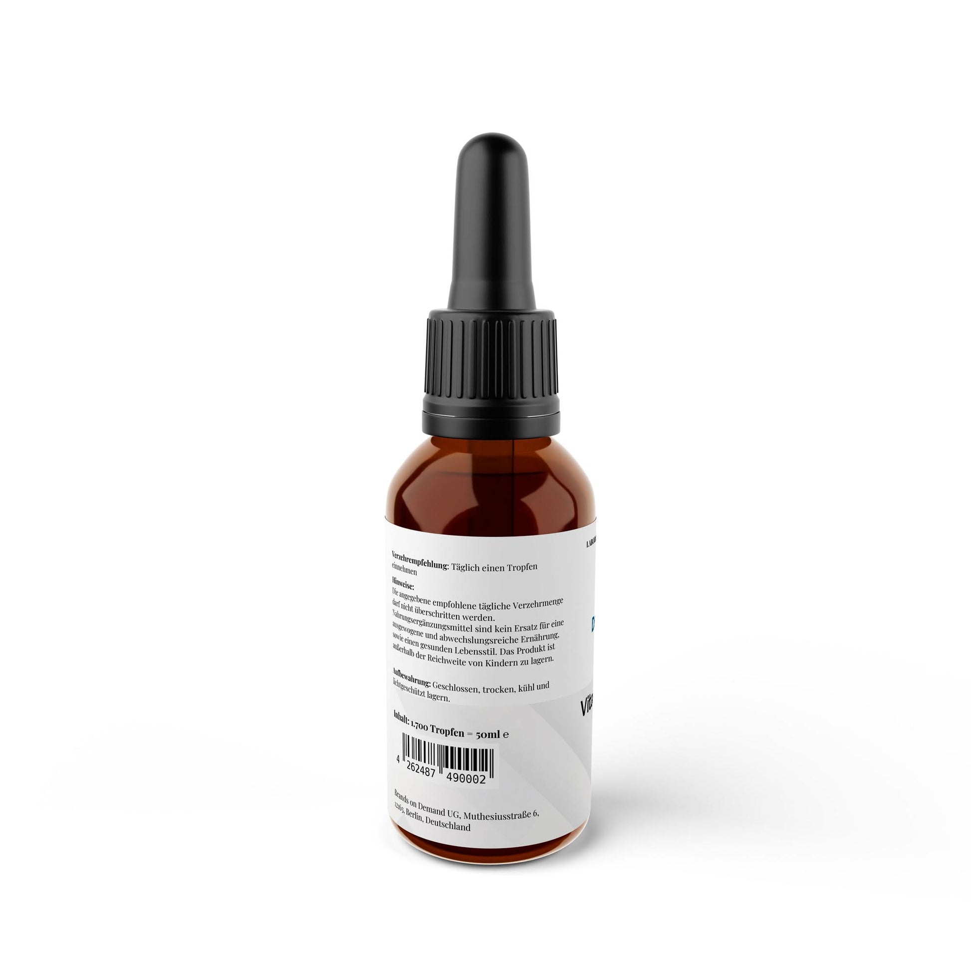 Vitamin D3 + K2 für Immunsystem & Knochen 1.700 Tropfen (1.000 I.E.) - Dynamic Cells